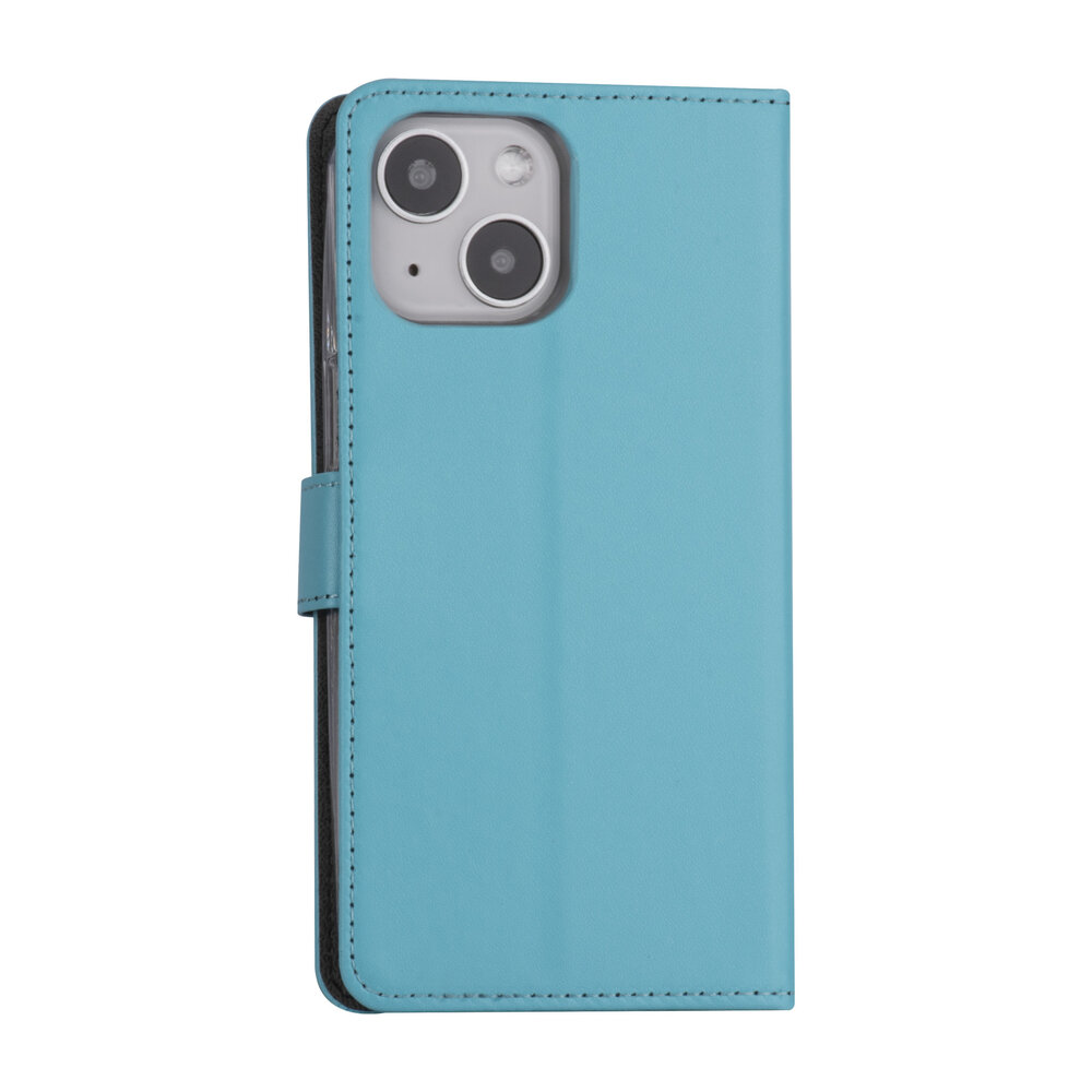 iPhone 13 Book-Case hul - Hellblau - Kartenhalter - Magnetverschluss iPhone 13 Book-Case hul - Hellblau - Kartenhalter - Magnetverschluss