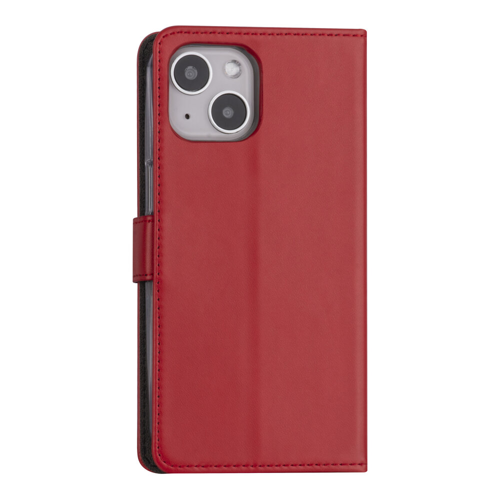 iPhone 13 Book type housse - Rouge - Porte-cartes - Fermeture magnetique iPhone 13 Book type housse - Rouge - Porte-cartes - Fermeture magnetique