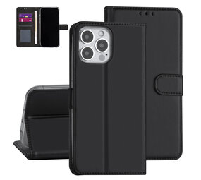 iPhone 13 Pro Max Book type housse - Noir - Porte-cartes - Fermeture magnétique iPhone 13 Pro Max Book type housse - Noir - Porte-cartes - Fermeture magnétique