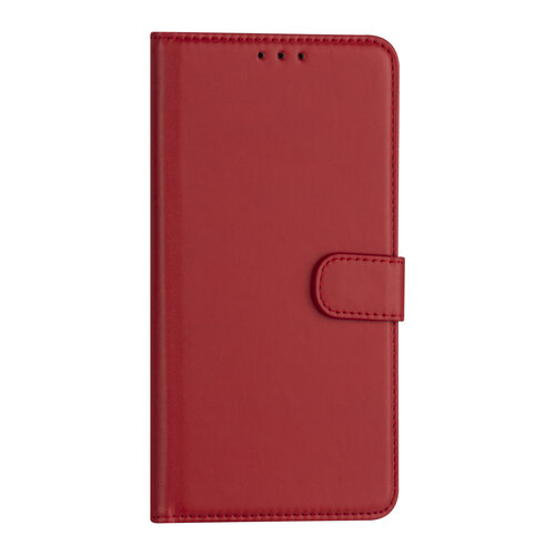 iPhone 13 Pro Max Book type case - Red - Card holder - Magnetic closure