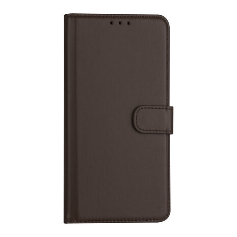 iPhone 13 Pro Max Booktype hoesje - Bruin - Pasjeshouder - Magneetsluiting iPhone 13 Pro Max Booktype hoesje - Bruin - Pasjeshouder - Magneetsluiting