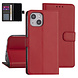iPhone 13 Book type housse - Rouge - Porte-cartes - Fermeture magnetique iPhone 13 Book type housse - Rouge - Porte-cartes - Fermeture magnetique
