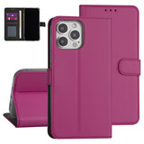 iPhone 13 Pro Max Book type case - Hot Pink - Card holder - Magnetic closure iPhone 13 Pro Max Book type case - Hot Pink - Card holder - Magnetic closure