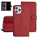 iPhone 13 Pro Max Book type case - Red - Card holder - Magnetic closure iPhone 13 Pro Max Book type case - Red - Card holder - Magnetic closure