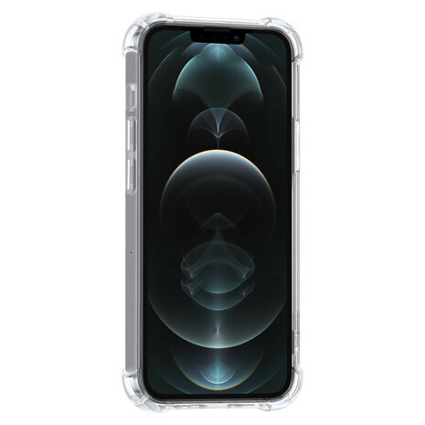 iPhone 13 Mini TPU Backcover - Transparant - Antishock iPhone 13 Mini TPU Backcover - Transparant - Antishock