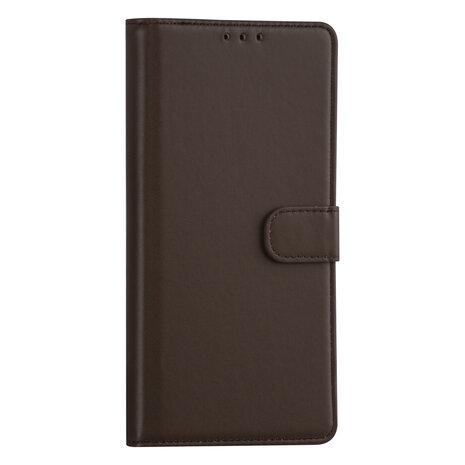 Samsung Galaxy A02s Book-Case hul - Braun - Kartenhalter - Magnetverschluss Samsung Galaxy A02s Book-Case hul - Braun - Kartenhalter - Magnetverschluss