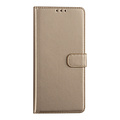 Samsung Galaxy A22 5G Book type case - Gold - Card holder - Magnetic closure