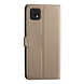 Samsung Galaxy A22 5G Book type case - Gold - Card holder - Magnetic closure Samsung Galaxy A22 5G Book type case - Gold - Card holder - Magnetic closure