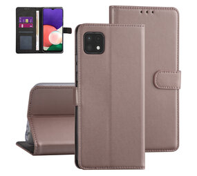Samsung Galaxy A22 5G Book type housse - Rose Gold - Porte-cartes - Fermeture magnétique Samsung Galaxy A22 5G Book type housse - Rose Gold - Porte-cartes - Fermeture magnétique