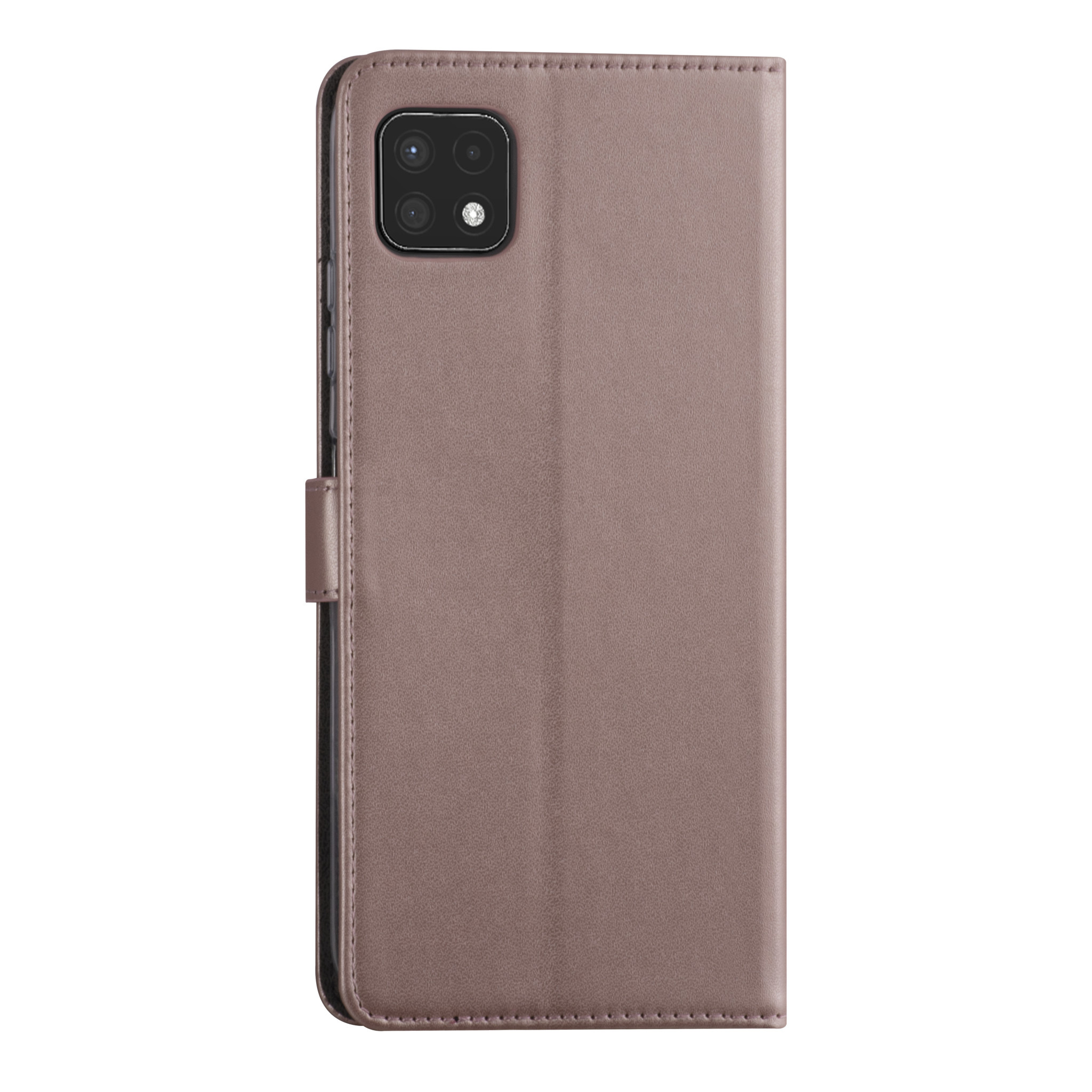 Samsung Galaxy A22 5G Booktype hoesje - Rose Gold - Pasjeshouder - Magneetsluiting, foto 3 van 4