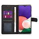 Samsung Galaxy A22 5G Booktype hoesje - LichtBlauw - Pasjeshouder - Magneetsluiting Samsung Galaxy A22 5G Booktype hoesje - LichtBlauw - Pasjeshouder - Magneetsluiting