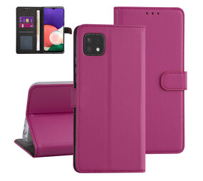 Samsung Galaxy A22 5G Book type housse - Rose vif - Porte-cartes - Fermeture magnétique Samsung Galaxy A22 5G Book type housse - Rose vif - Porte-cartes - Fermeture magnétique