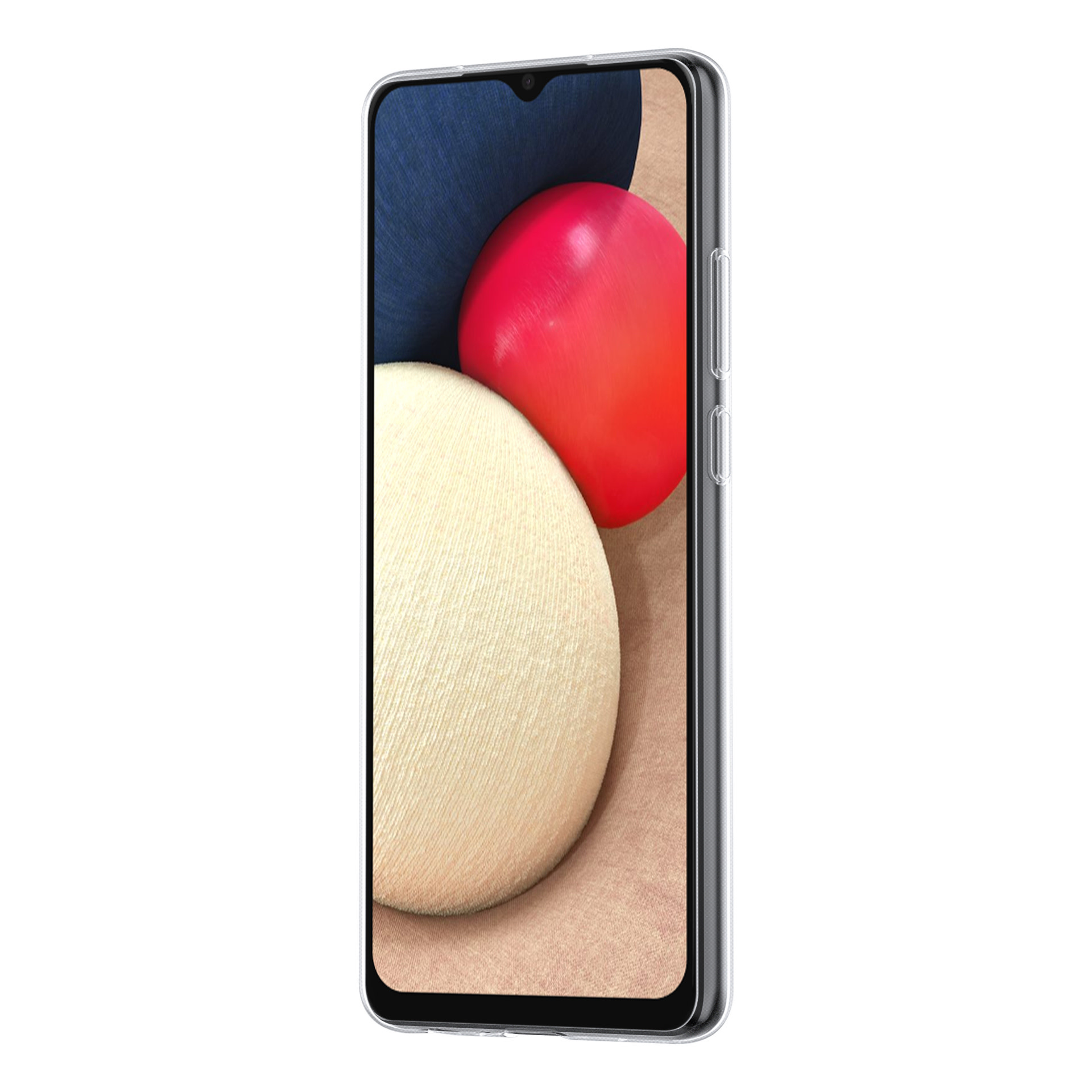 Samsung Galaxy A02s TPU Backcover - Transparant, foto 3 van 3