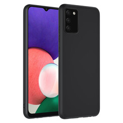 Samsung Galaxy A02s Silikonhülle - Schwarz