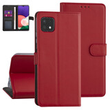 Samsung Galaxy A22 5G Book-Case hul - Rot - Kartenhalter - Magnetverschluss Samsung Galaxy A22 5G Book-Case hul - Rot - Kartenhalter - Magnetverschluss
