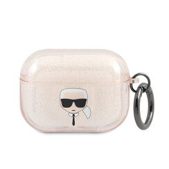 Karl Lagerfeld Airpods Pro & Pro 2 Case - Glitter - Karl - Gold