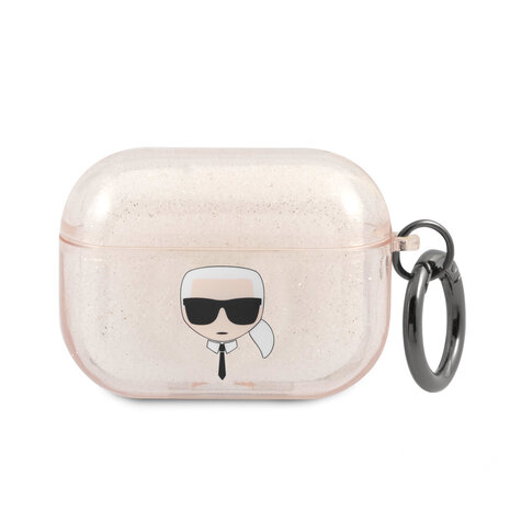 Karl Lagerfeld Karl Lagerfeld Airpods Pro & Pro 2 Case - Glitter - Karl - Gold