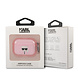 Karl Lagerfeld Karl Lagerfeld Airpods Pro Case - Glitter - Karl - Roze Karl Lagerfeld Karl Lagerfeld Airpods Pro Case - Glitter - Karl - Roze