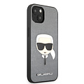 Karl Lagerfeld Karl Lagerfeld iPhone 13 Mini Hardcase Backcover - Karl's head - Zilver