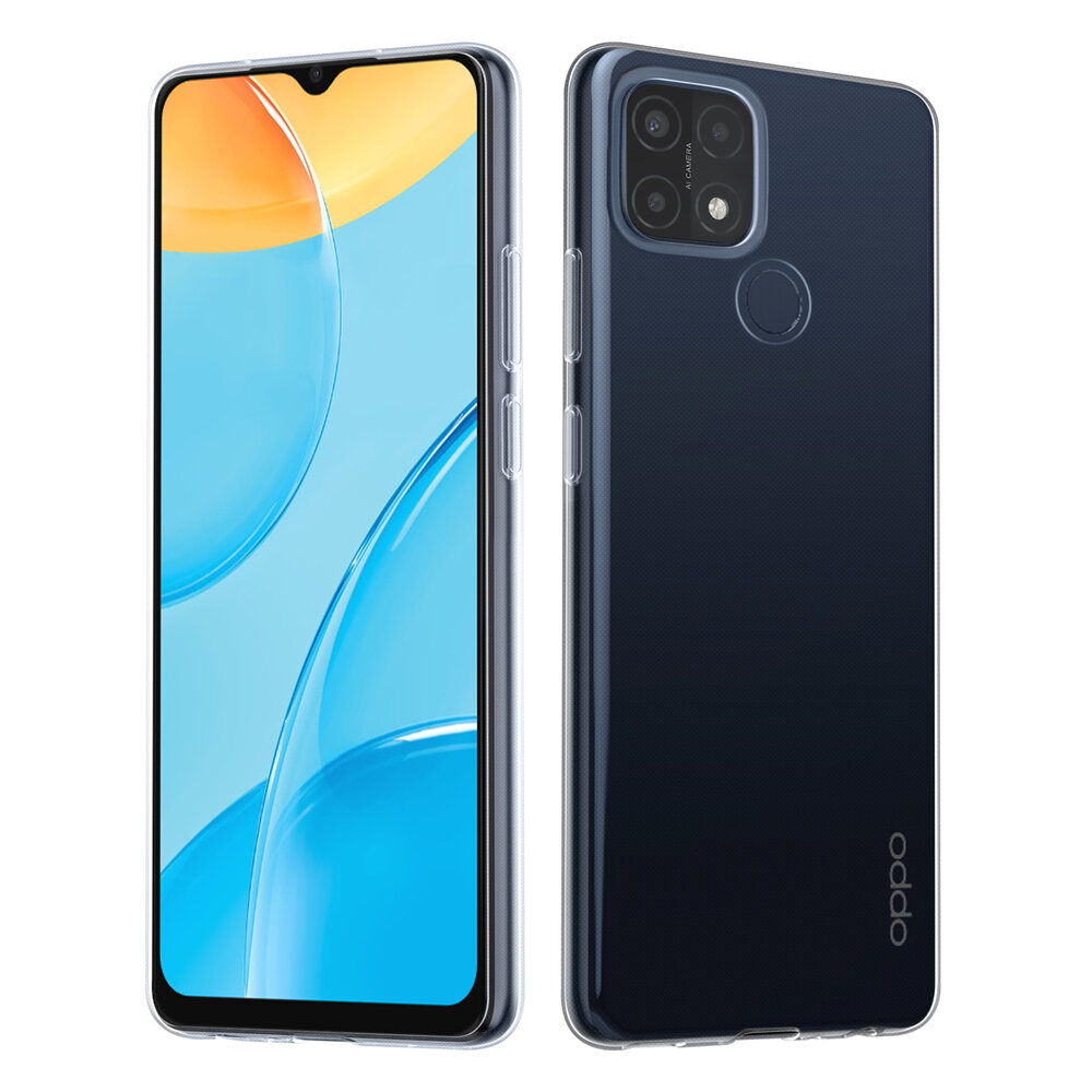 Oppo A15 TPU Backcover - Transparant Oppo A15 TPU Backcover - Transparant