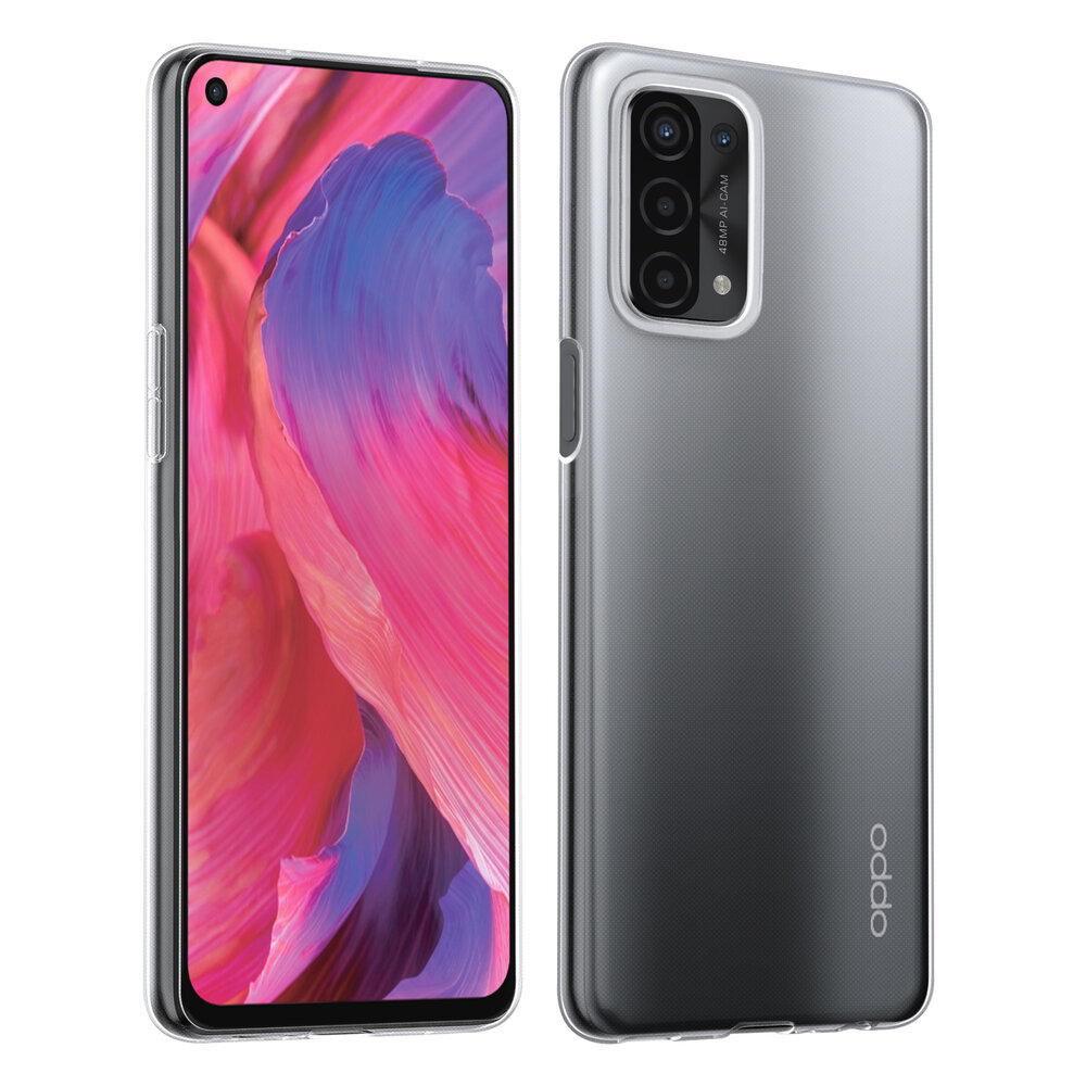Oppo A74 5G & Oppo A54 5G TPU Backcover - Transparant Oppo A74 5G & Oppo A54 5G TPU Backcover - Transparant
