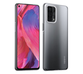 Oppo A74 5G & Oppo A54 5G TPU Backcover - Transparant Oppo A74 5G & Oppo A54 5G TPU Backcover - Transparant