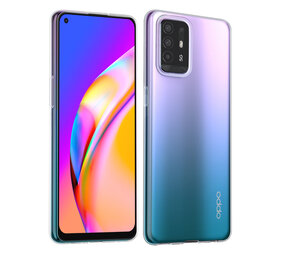 Oppo A94 5G TPU Backcover - Transparant Oppo A94 5G TPU Backcover - Transparant