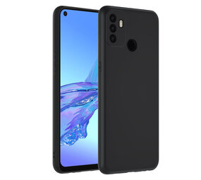 Oppo A53s TPU Backcover - Zwart Oppo A53s TPU Backcover - Zwart