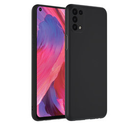 Oppo A74 5G & Oppo A54 5G TPU Back Cover - Black Oppo A74 5G & Oppo A54 5G TPU Back Cover - Black