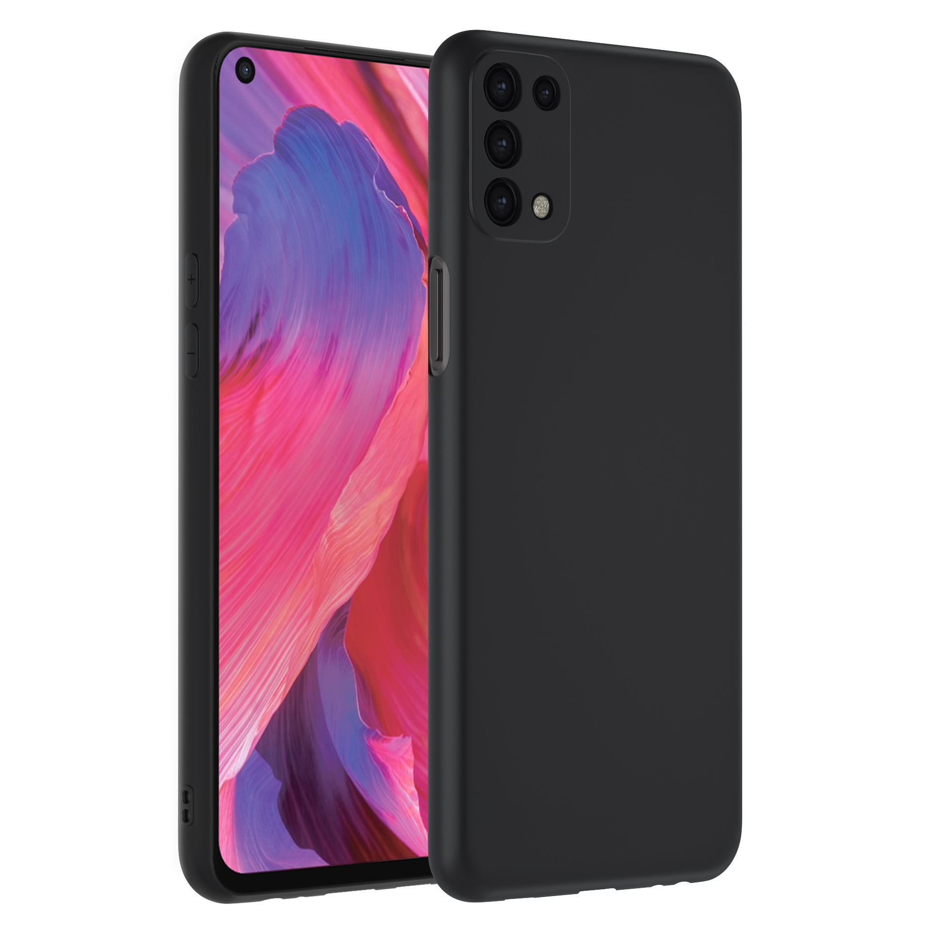 Oppo A74 5G & Oppo A54 5G TPU Backcover - Zwart