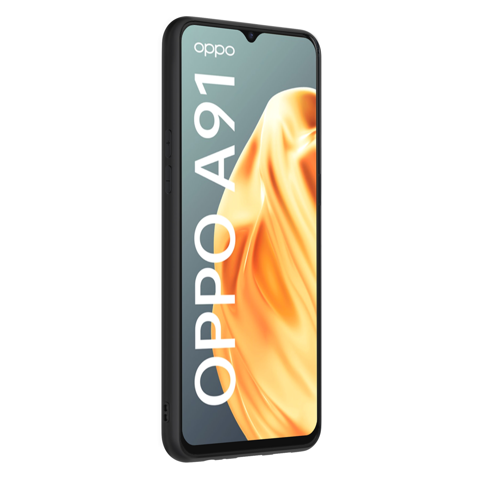 Oppo A91 TPU Backcover - Zwart, foto 3 van 3