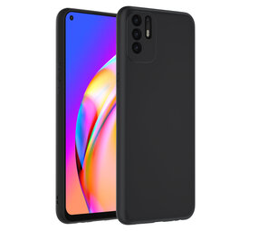 Oppo A94 5G Silikonhülle - Schwarz Oppo A94 5G Silikonhülle - Schwarz