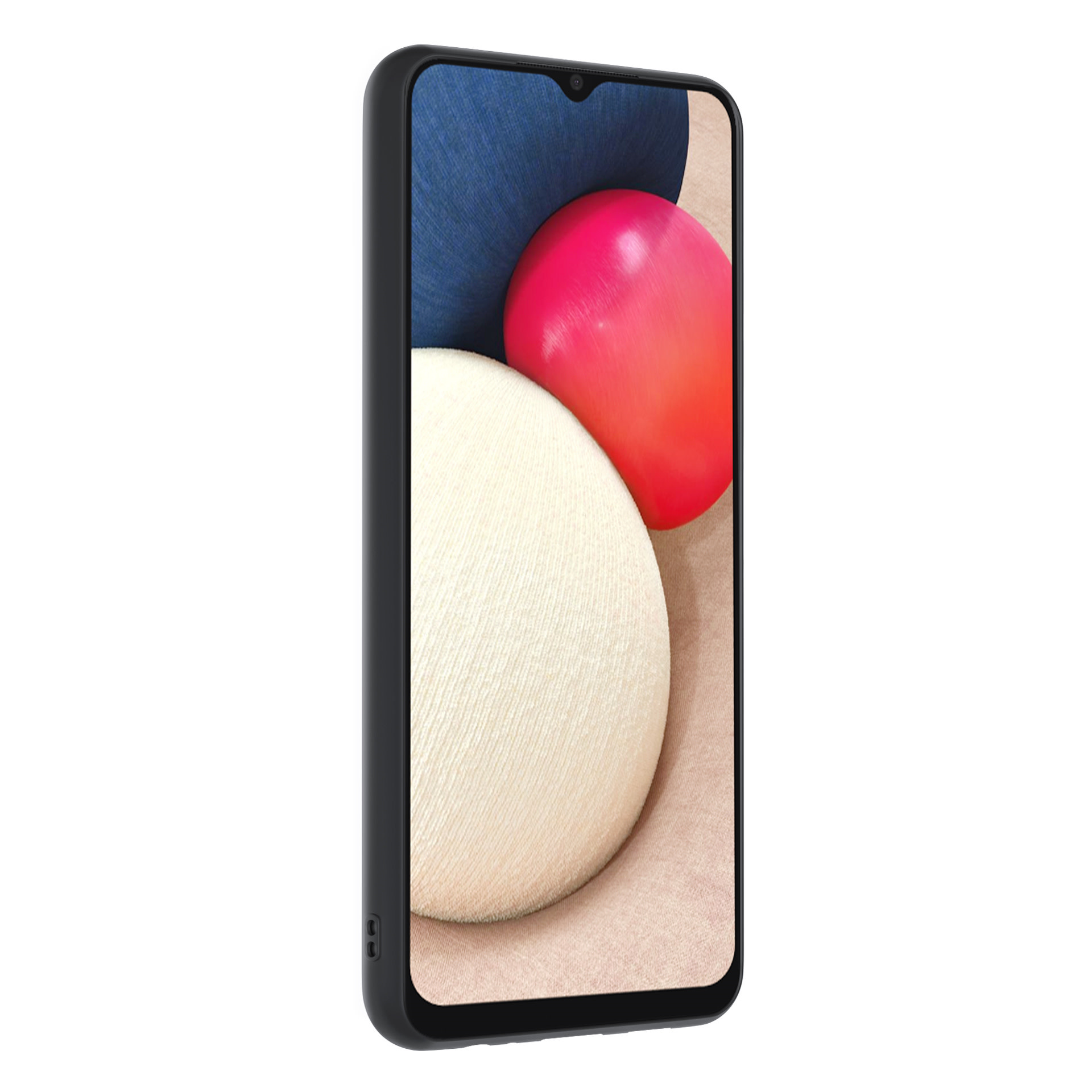 Samsung Galaxy A03s TPU Backcover - Zwart, foto 3 van 3