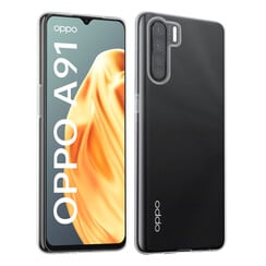 Oppo A91 TPU Back Cover - Transparent