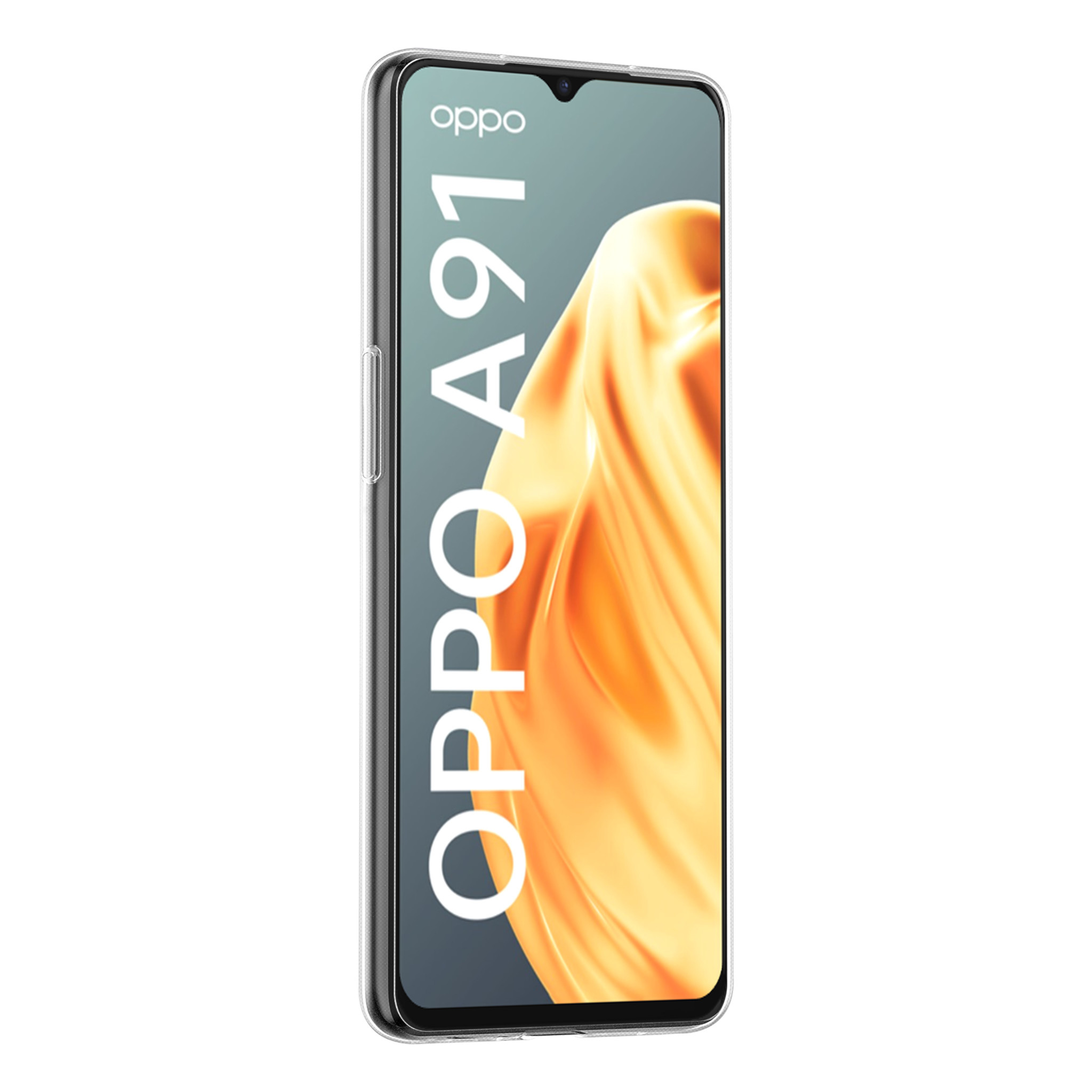 Oppo A91 TPU Backcover - Transparant, foto 3 van 3