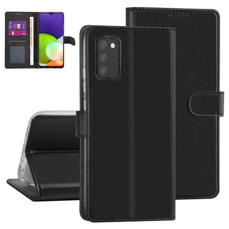 Samsung Galaxy A03s Book type housse - Noir - Porte-cartes - Fermeture magnétique Samsung Galaxy A03s Book type housse - Noir - Porte-cartes - Fermeture magnétique