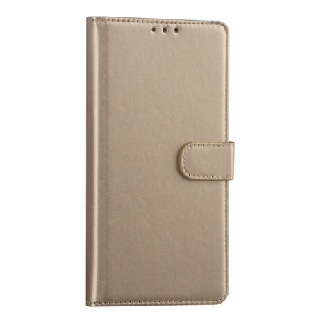 Samsung Galaxy A03s Booktype hoesje - Goud - Pasjeshouder - Magneetsluiting Samsung Galaxy A03s Booktype hoesje - Goud - Pasjeshouder - Magneetsluiting