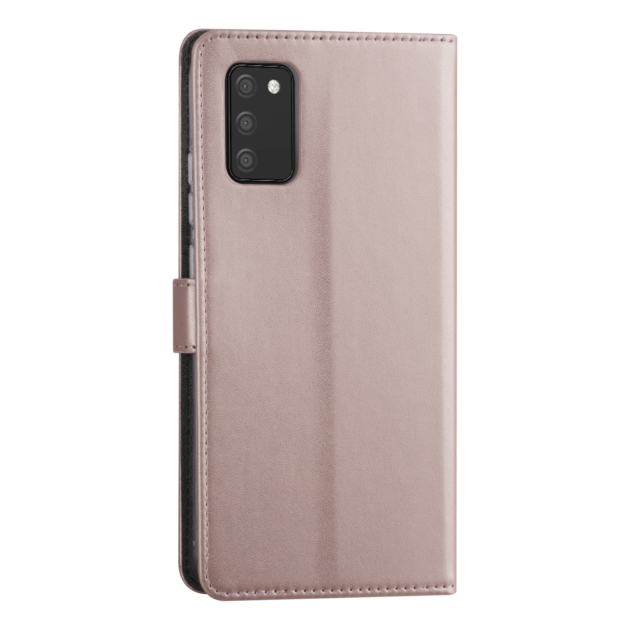 Samsung Galaxy A03s Booktype hoesje - Rose Gold - Pasjeshouder - Magneetsluiting, foto 3 van 4