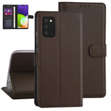 Samsung Galaxy A03s Book type housse - Marron - Porte-cartes - Fermeture magnétique Samsung Galaxy A03s Book type housse - Marron - Porte-cartes - Fermeture magnétique