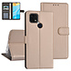 Oppo A15 Book type case - Card holder - Magnetic closure - Gold Oppo A15 Book type case - Card holder - Magnetic closure - Gold