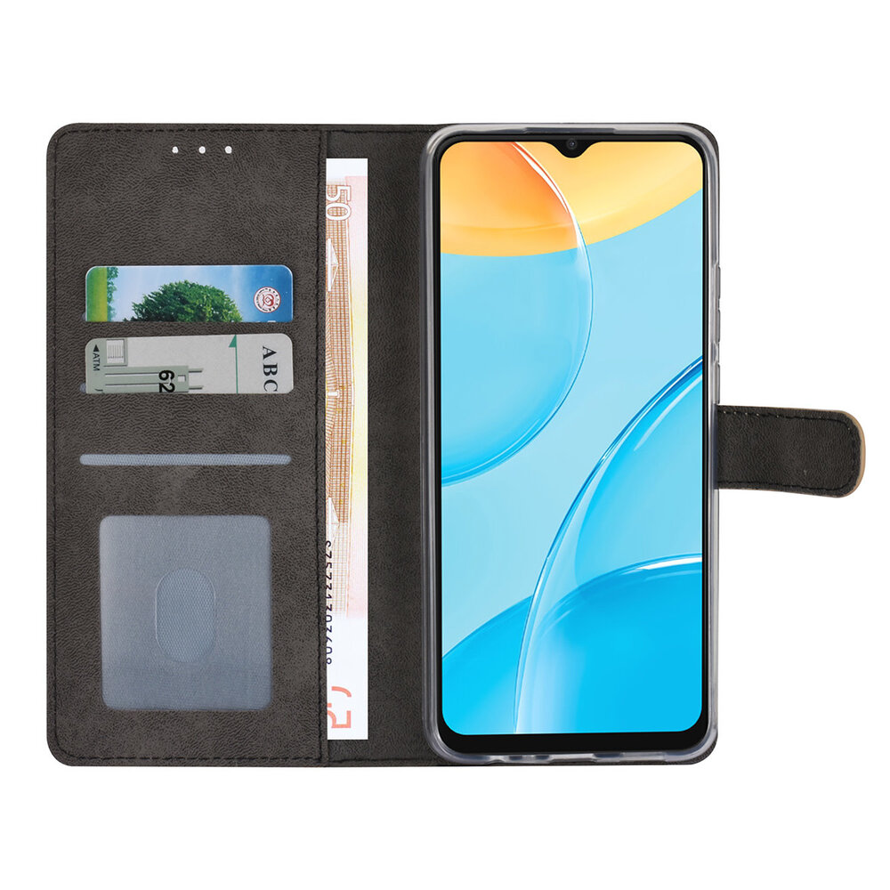 Goud hoesje voor Oppo A15 - Book Case - Pasjeshouder - Magneetsluiting Goud hoesje voor Oppo A15 - Book Case - Pasjeshouder - Magneetsluiting