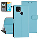 Oppo A15 Book type case - Card holder - Magnetic closure - Light Blue Oppo A15 Book type case - Card holder - Magnetic closure - Light Blue