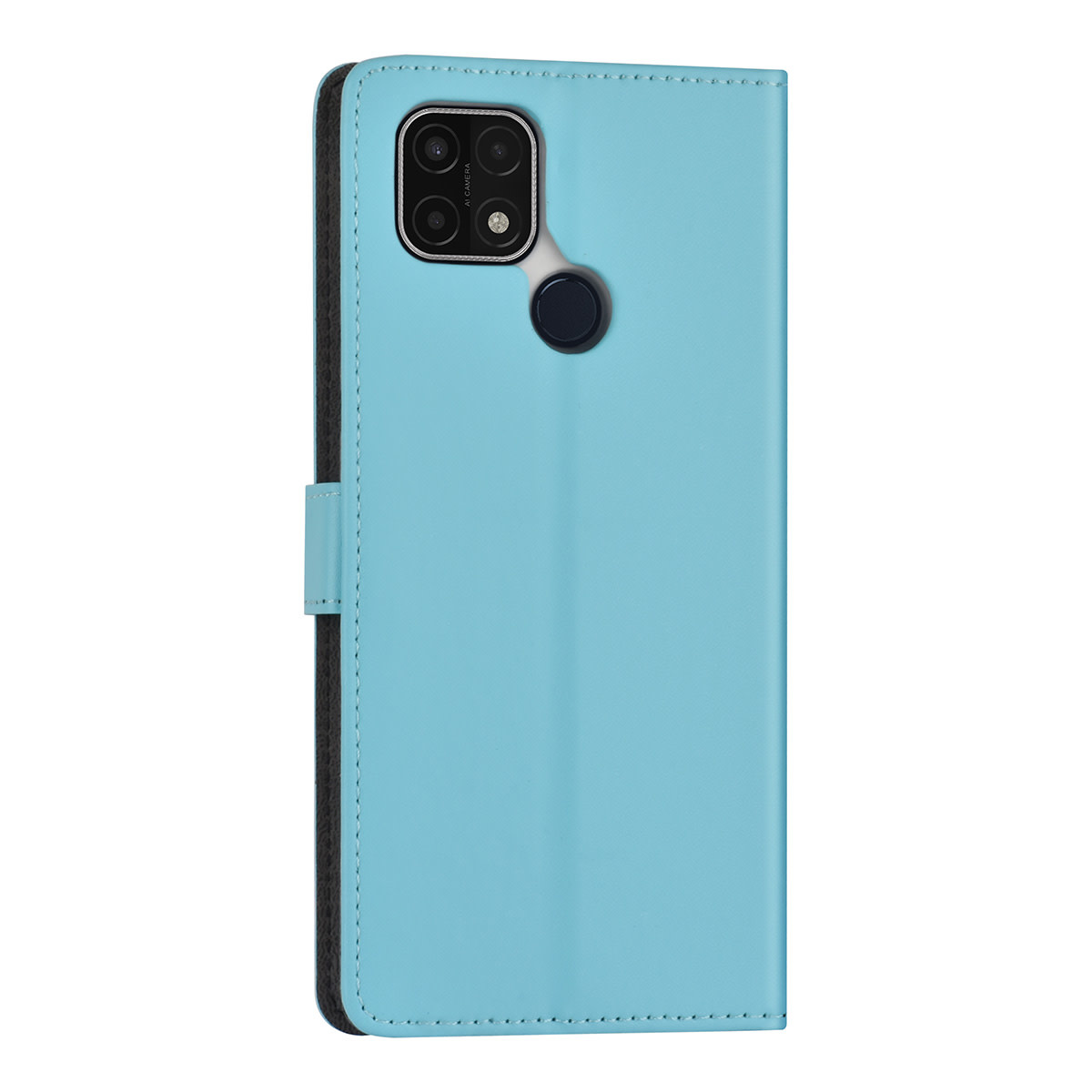 LichtBlauw hoesje voor Oppo A15 - Book Case - Pasjeshouder - Magneetsluiting, foto 3 van 4