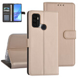Oppo A53s Book-Case hul - Kartenhalter - Magnetverschluss - Gold