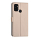 Oppo A53s Book type case - Card holder - Magnetic closure - Gold Oppo A53s Book type case - Card holder - Magnetic closure - Gold