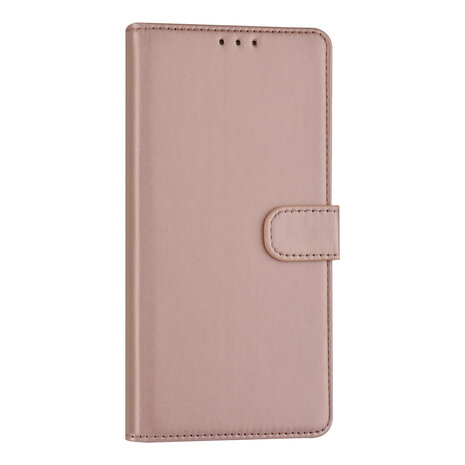 Oppo A53s Book-Case hul - Kartenhalter - Magnetverschluss - Rose Gold Oppo A53s Book-Case hul - Kartenhalter - Magnetverschluss - Rose Gold