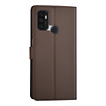 Oppo A53s Book-Case hul - Kartenhalter - Magnetverschluss - Braun