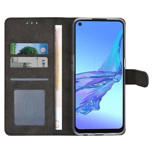 Oppo A53s Book-Case hul - Kartenhalter - Magnetverschluss - Braun