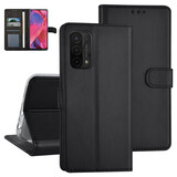 Oppo A74 5G & Oppo A54 5G Book-Case hul - Kartenhalter - Magnetverschluss - Schwarz