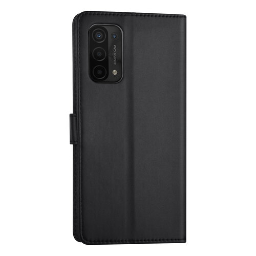 Oppo A74 5G & Oppo A54 5G Book type case - Card holder - Magnetic closure - Black